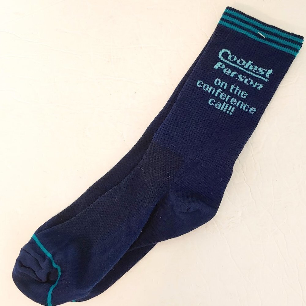 NWT Funny Socks Conference Call Zoom‎ Meeting Sophos Office Gift
